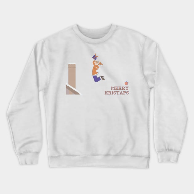 Merry Kristaps Crewneck Sweatshirt by TheKnicksWall1